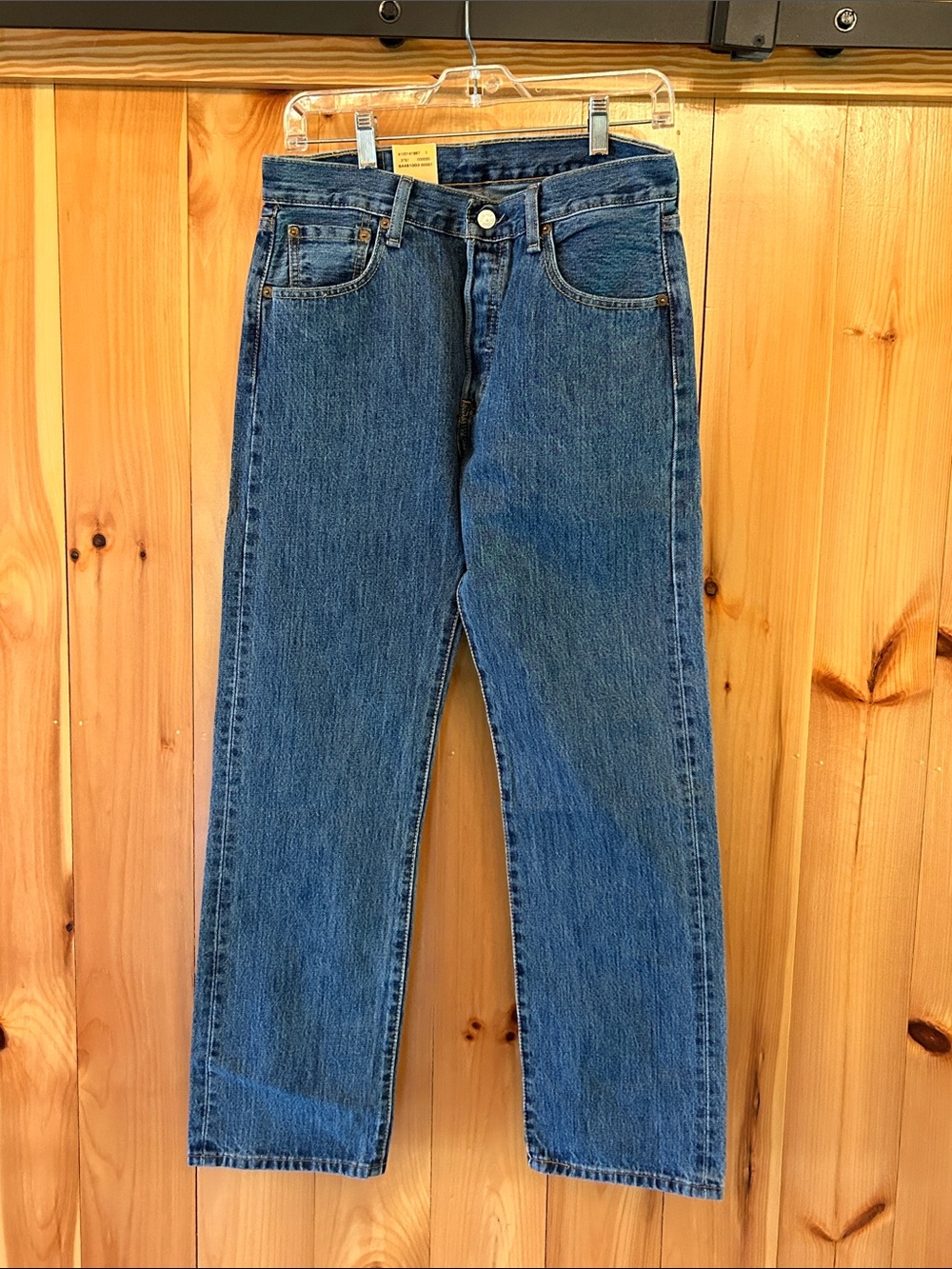 Vintage Levi’s 501 Straight Leg Button Fly Jeans 30 x 30 Original Fit